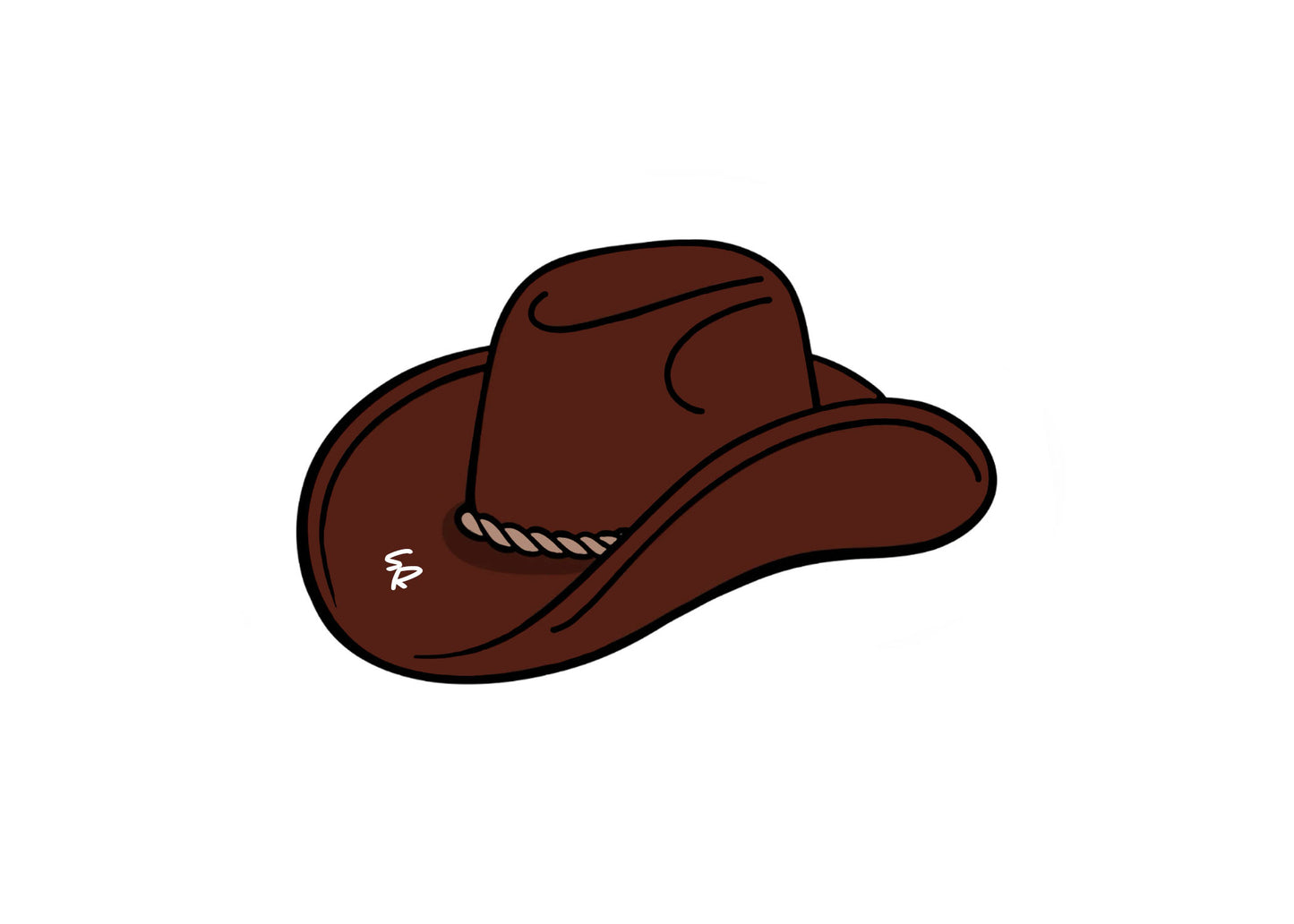 Cowboy Hat Decal